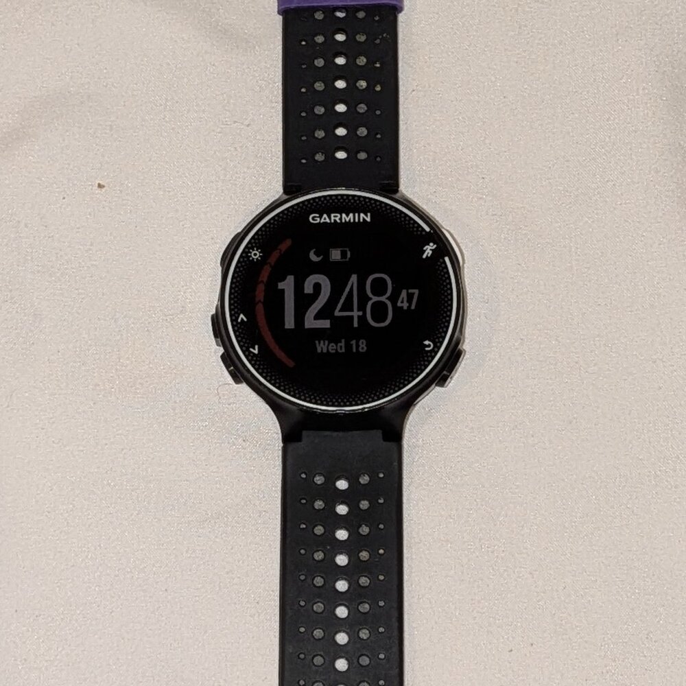 Garmin Forerunner 230 GPS running watch with 2 chargers